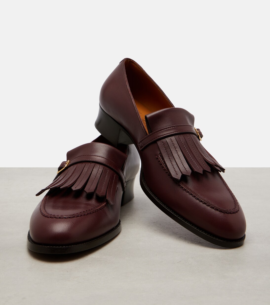 Mocasines Pennan de piel con flecos | Loro Piana