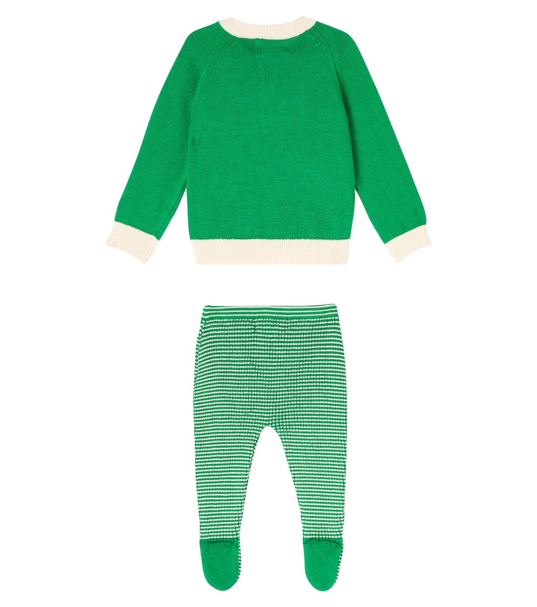 Bebé - set Race Car de jersey y pantalones a rayas | Bobo Choses