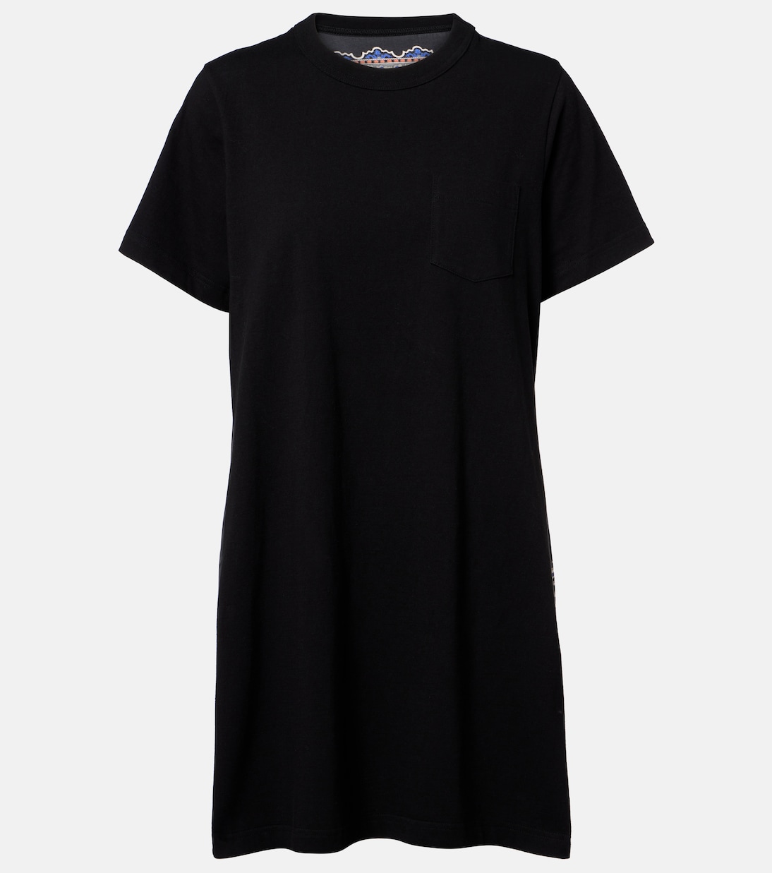 Miniabito in maglia di cotone con stampa floreale | Sacai