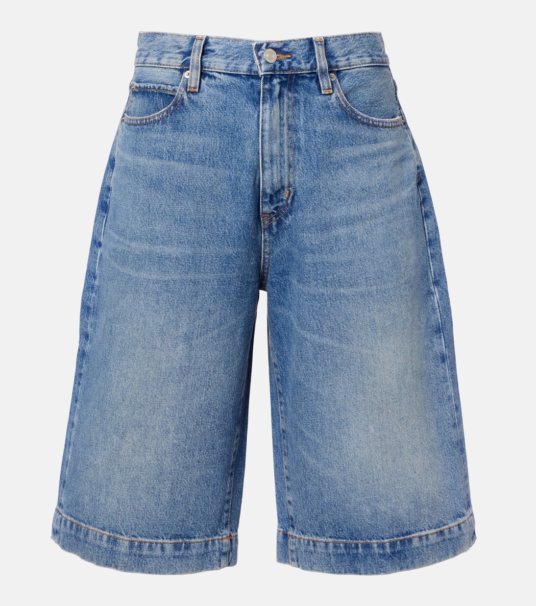 Shorts de denim Jort de tiro alto | Frame