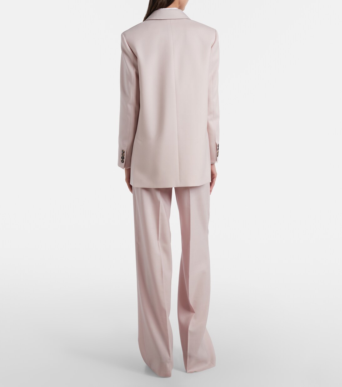 Girone wool, mohair, and silk wide-leg pants | Max Mara