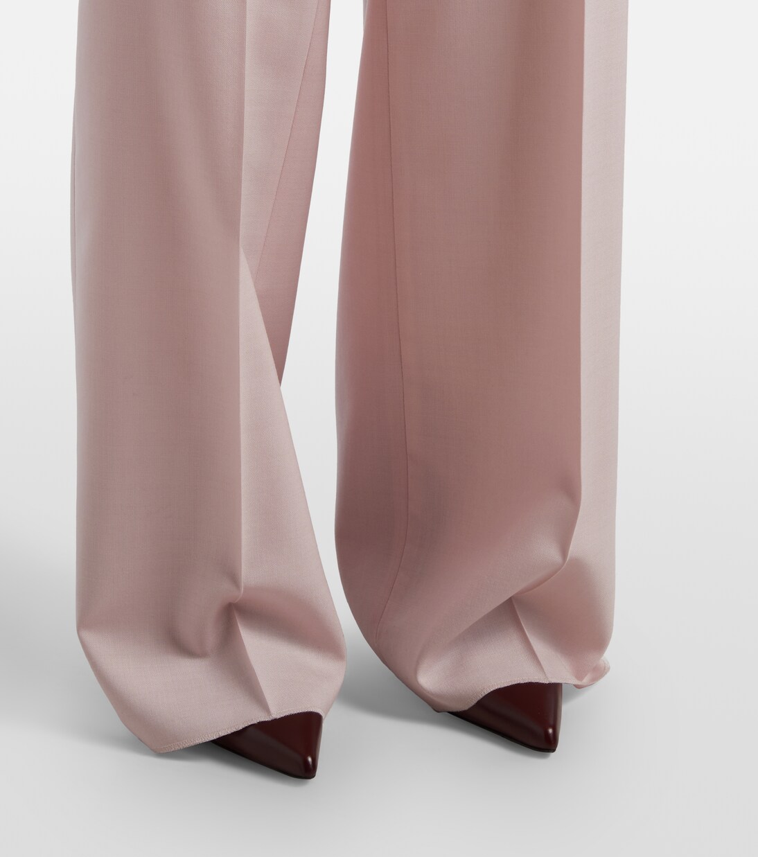 Girone wool, mohair, and silk wide-leg pants | Max Mara