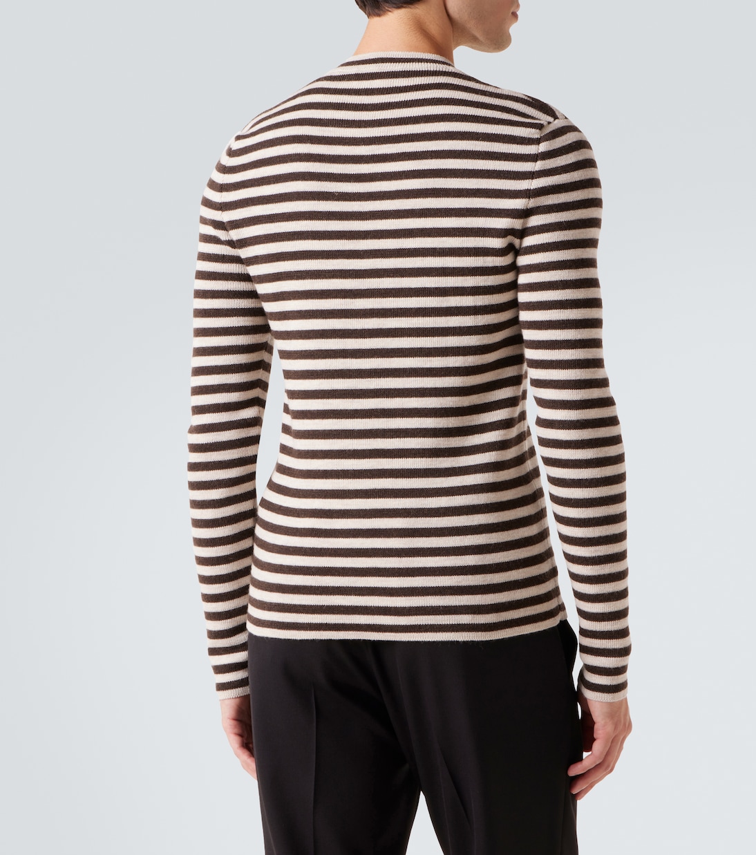 Striped virgin wool sweater | Prada