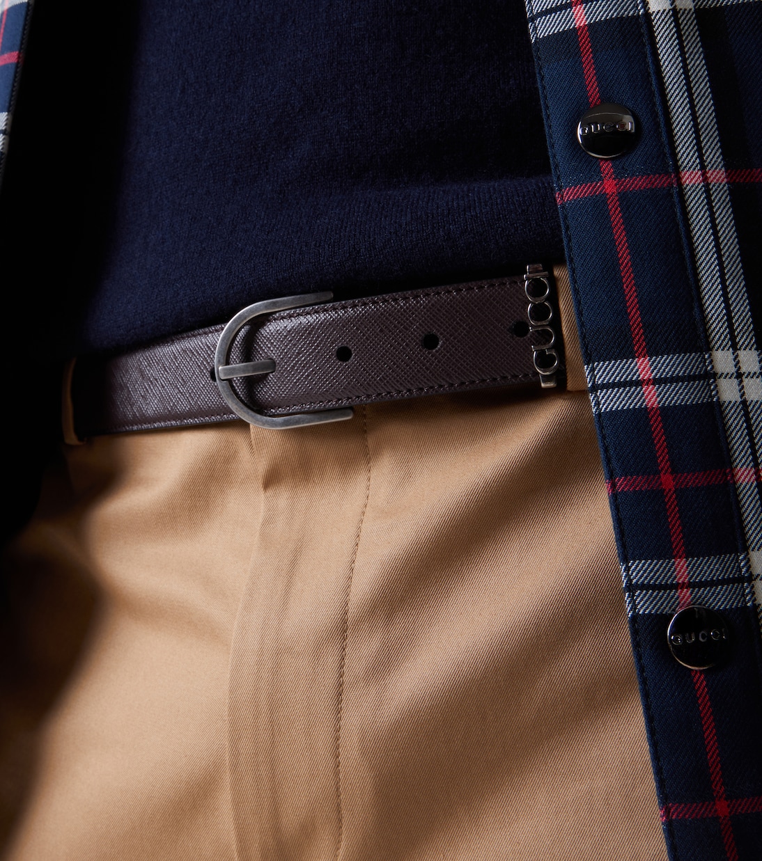 Gürtel Gucci Script aus Leder  | Gucci