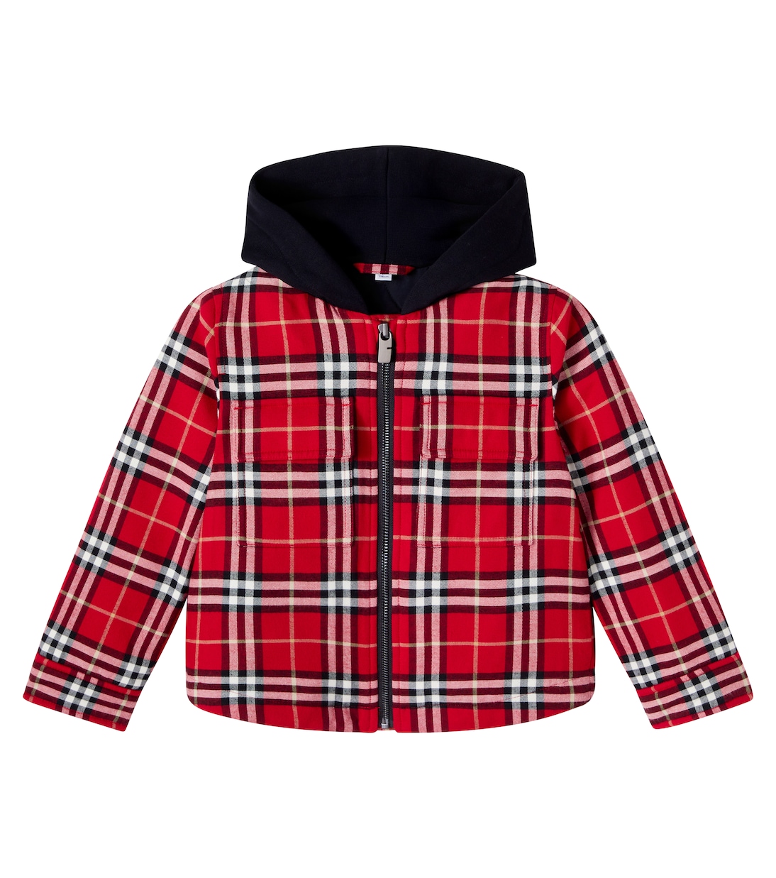 Burberry Check hooded cotton jacket | Burberry Kids