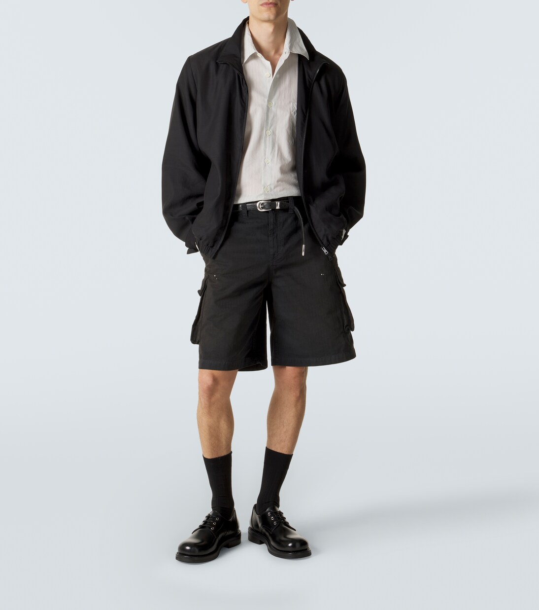 Mount herringbone cotton cargo shorts | Our Legacy