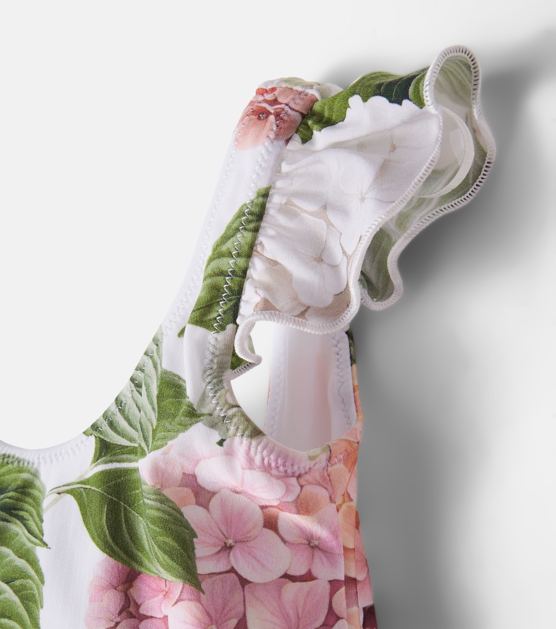Baby floral ruffled swimsuit | Dolce&Gabbana Kids