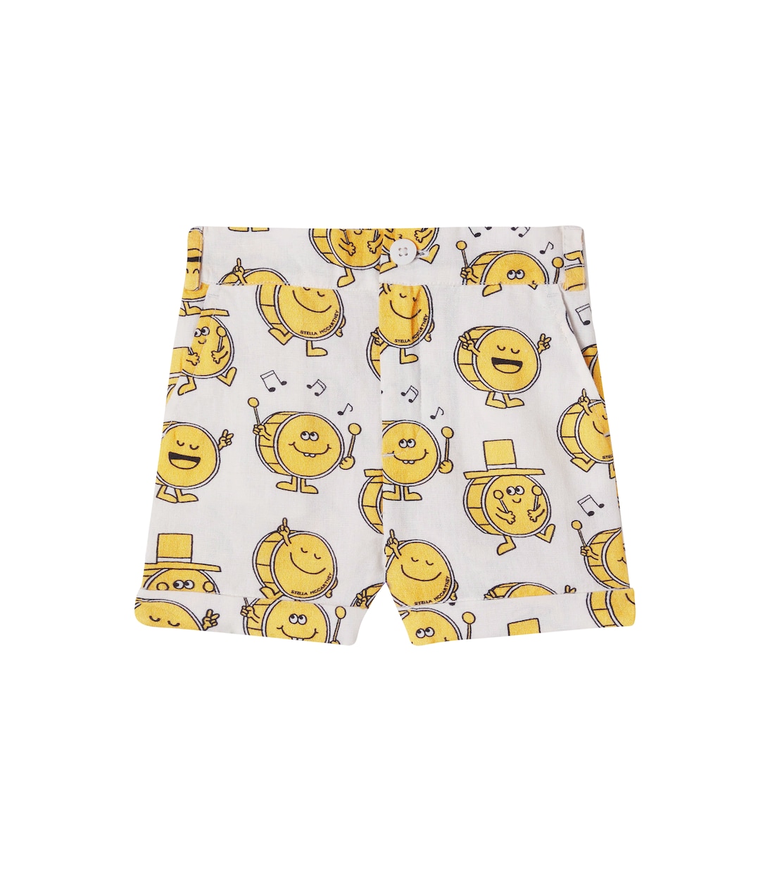شورت لمولود جديد من القطن والكتان بطبعات | Stella McCartney Kids