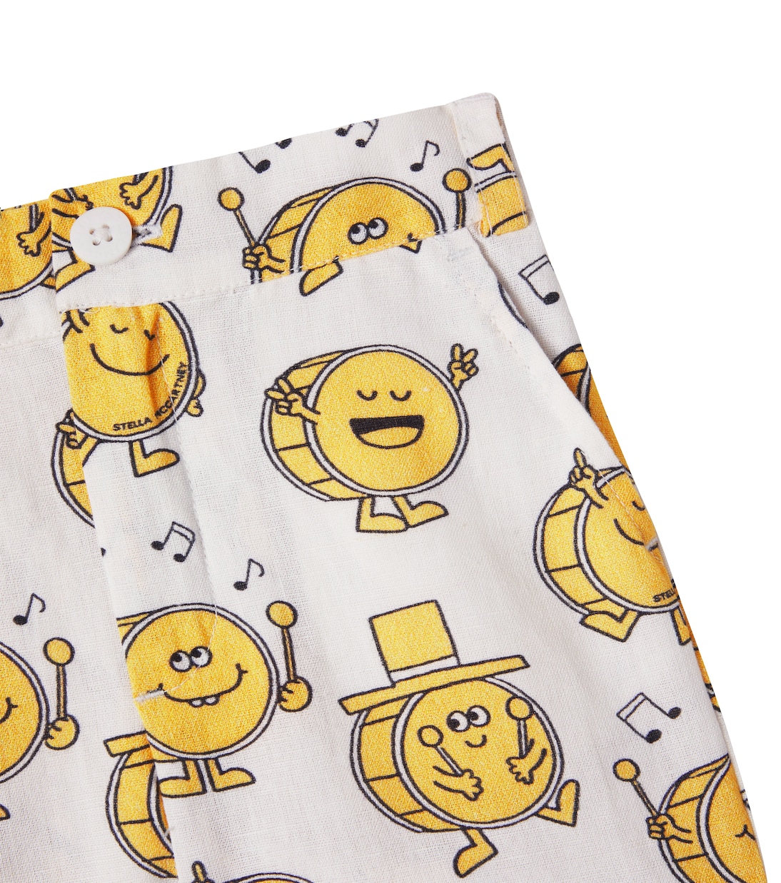 شورت لمولود جديد من القطن والكتان بطبعات | Stella McCartney Kids