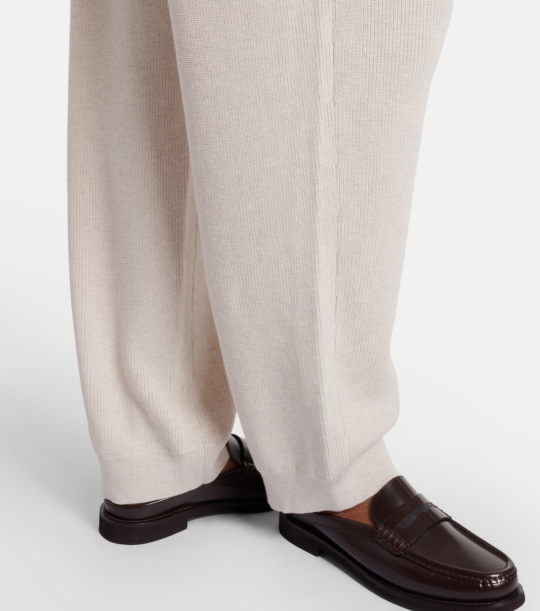 Cotton jersey sweatpants | Brunello Cucinelli