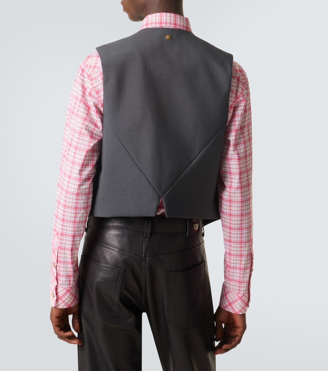 Gilet en laine et mohair à ornements | Versace