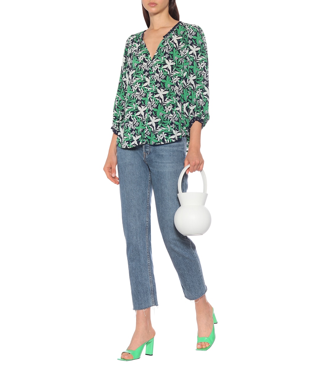 Blouse Sterling imprimée en jersey | Velvet