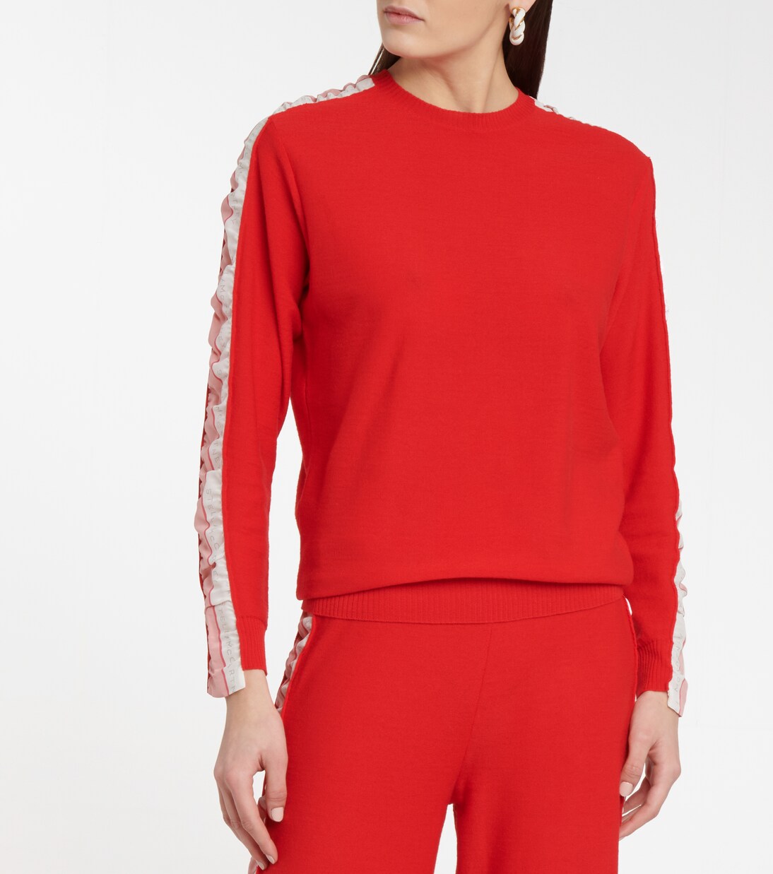 Silk-trimmed wool sweater | Stella McCartney