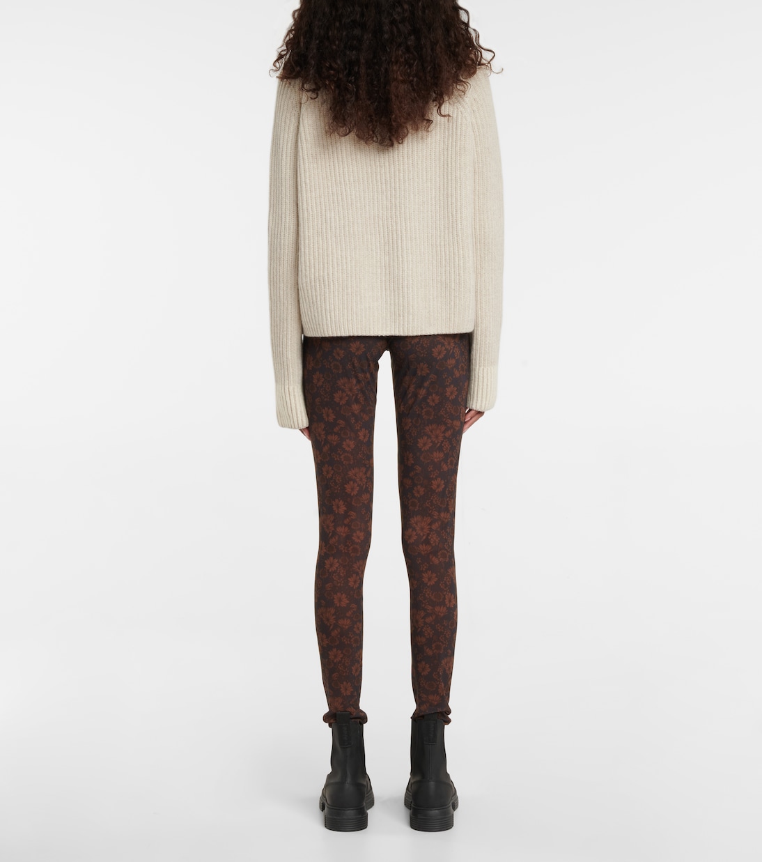 Leggings de malla florales | Ganni