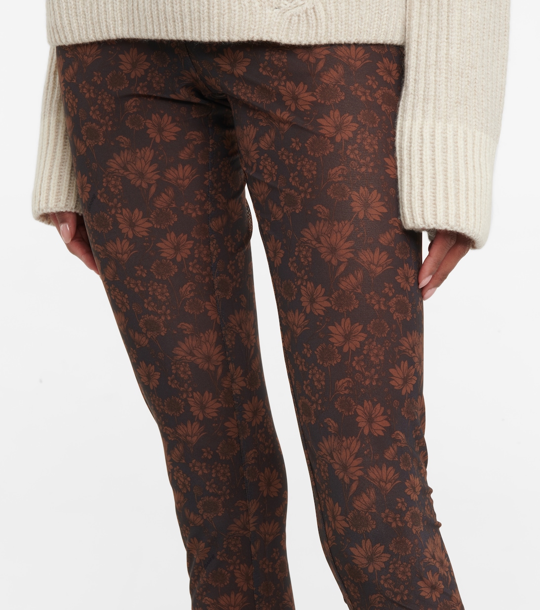Leggings de malla florales | Ganni