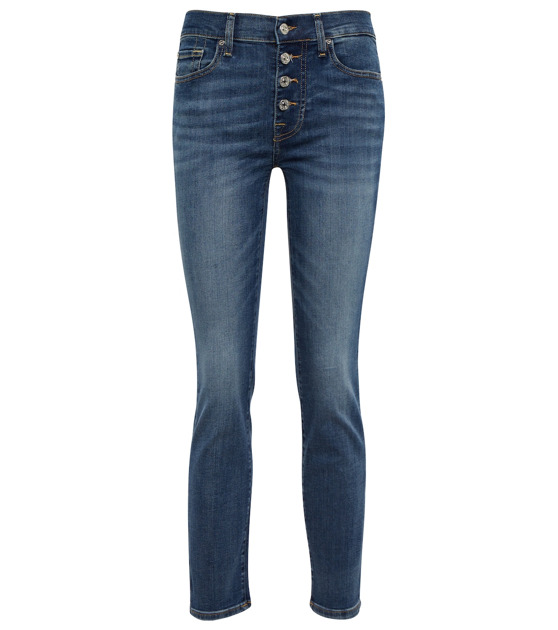 Jeans ajustados Roxanne Ankle tiro medio | 7 For All Mankind