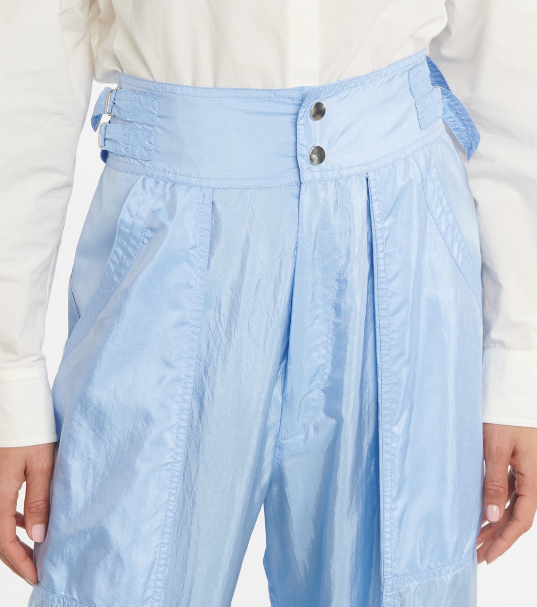 Olga high-rise zip-cuff trackpants | Isabel Marant