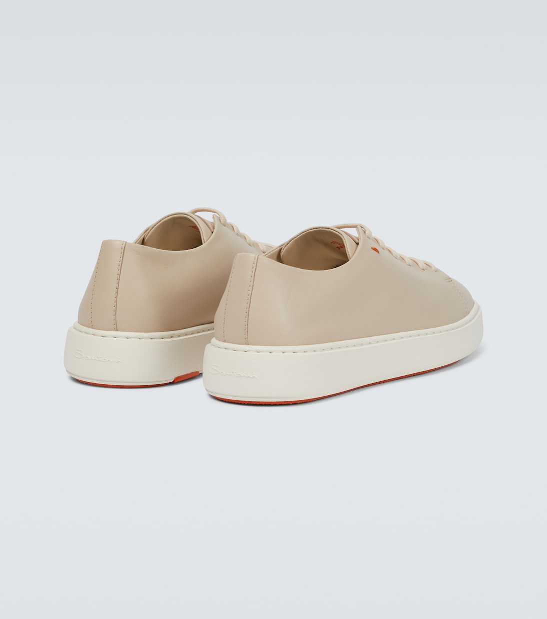 Leather low-top sneakers | Santoni