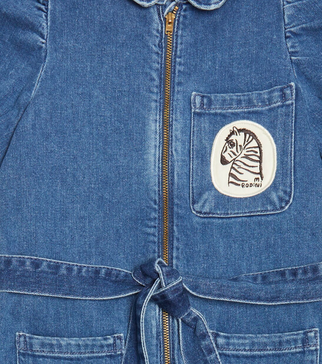 Mono vaquero Patch con cinturón | Mini Rodini