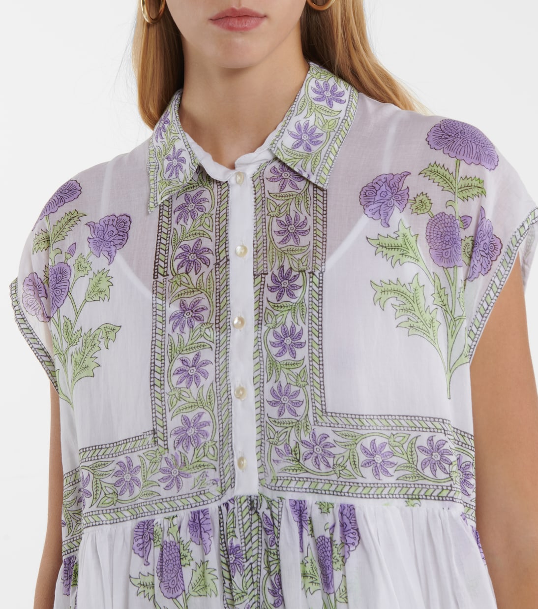 Robe en coton à fleurs | Juliet Dunn
