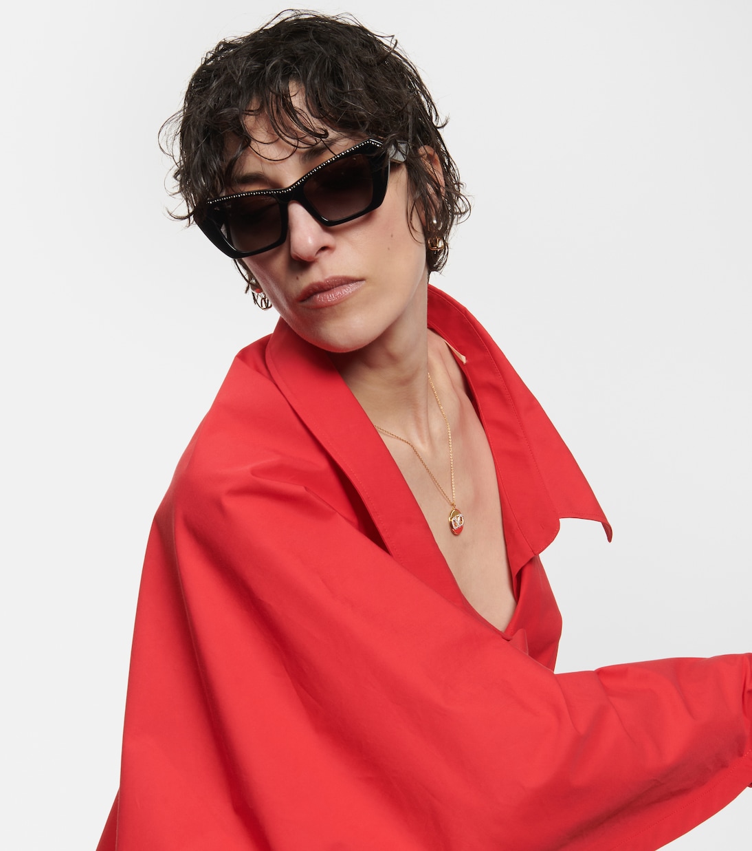 Gafas de sol cat-eye adornadas | Valentino