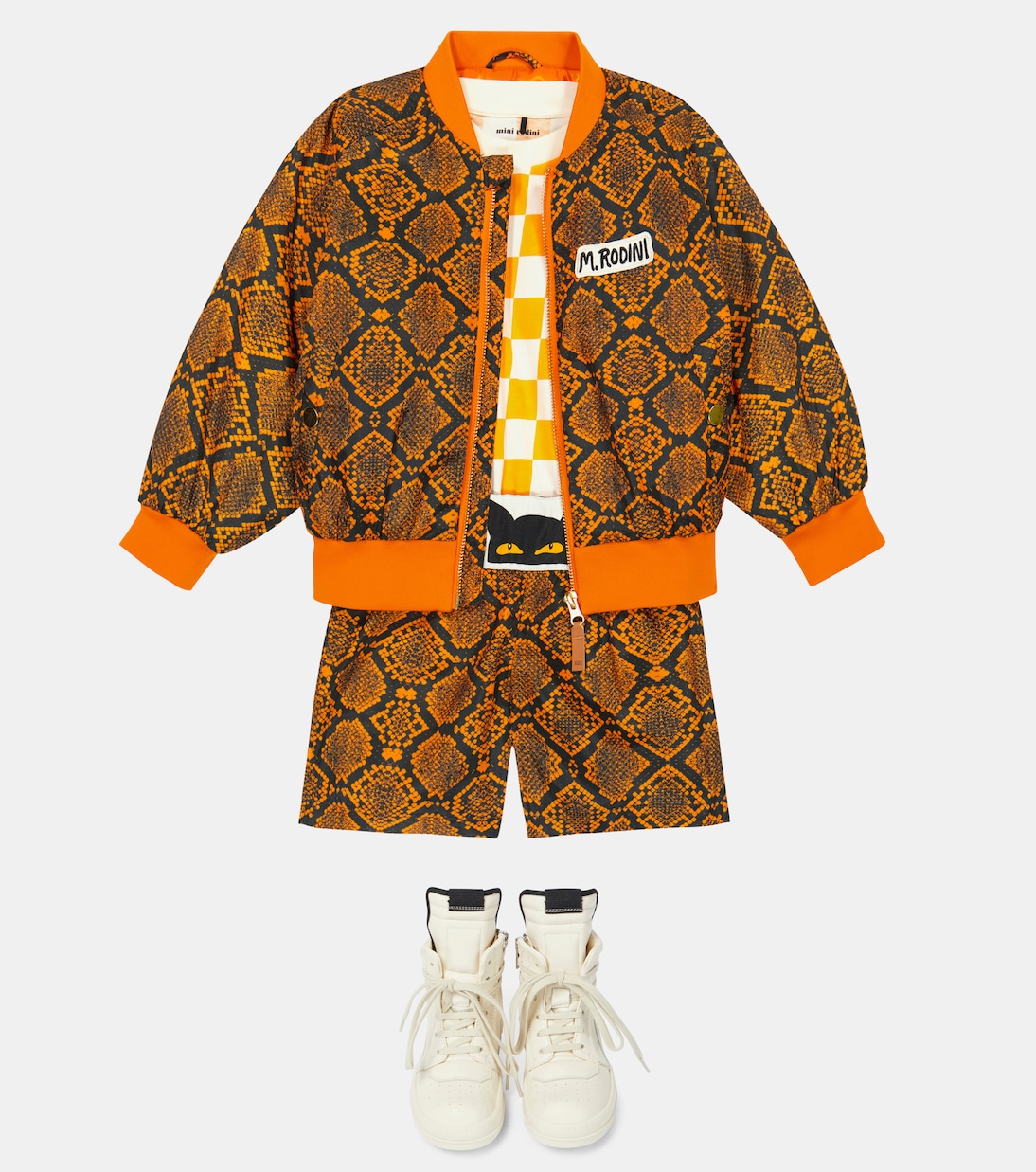 Snake-print shorts | Mini Rodini