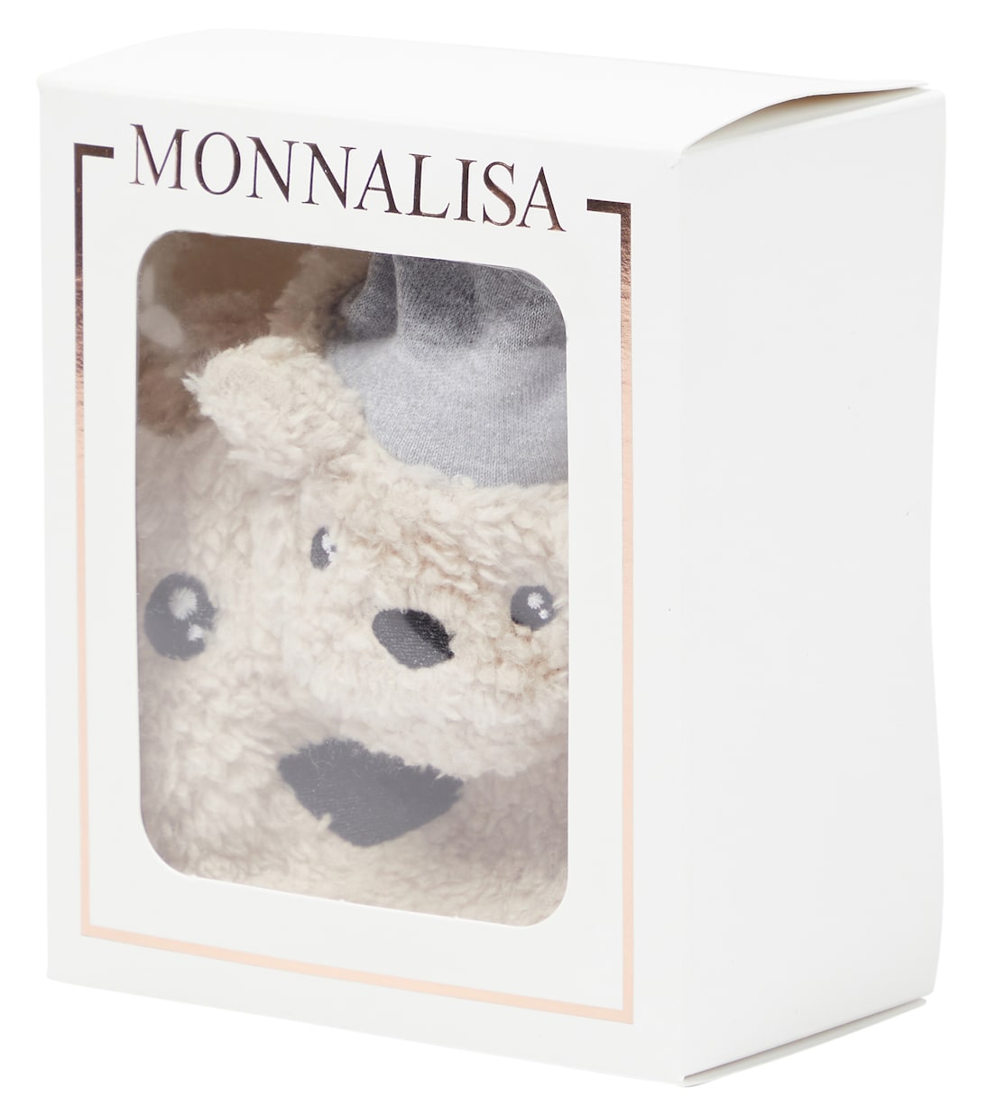 Bebé - set de gorro y zapatos de borrego sintético | Monnalisa