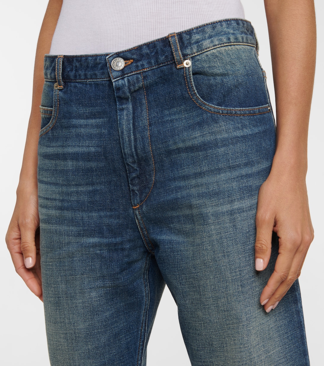 Jeans ajustados de tiro alto | Marant Etoile