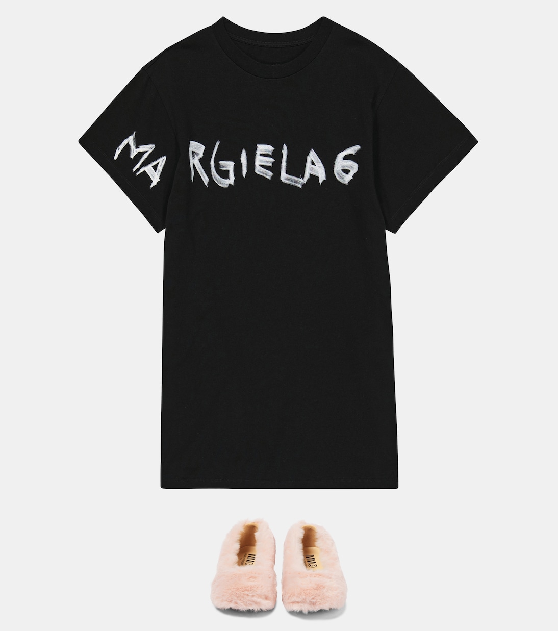 Ballerine in pelliccia sintetica | MM6 Maison Margiela Kids