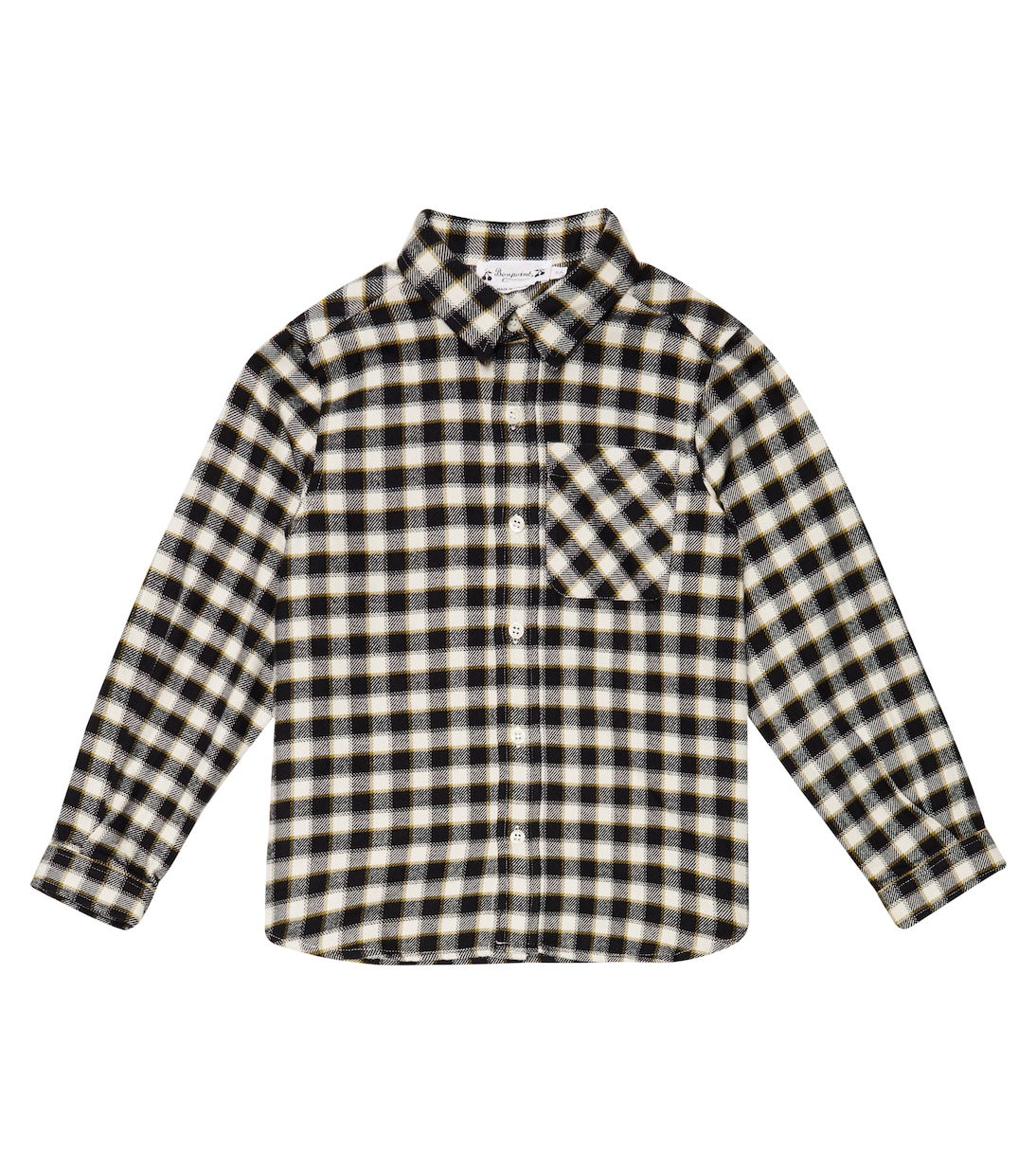 Tango checked cotton shirt | Bonpoint