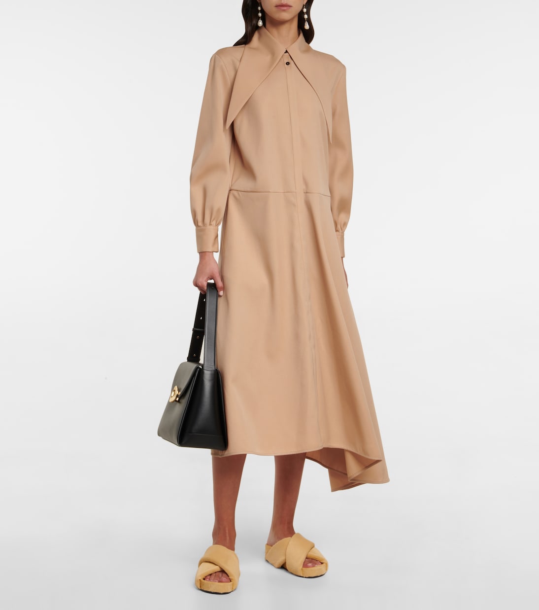 Sandali in shearling | Jil Sander