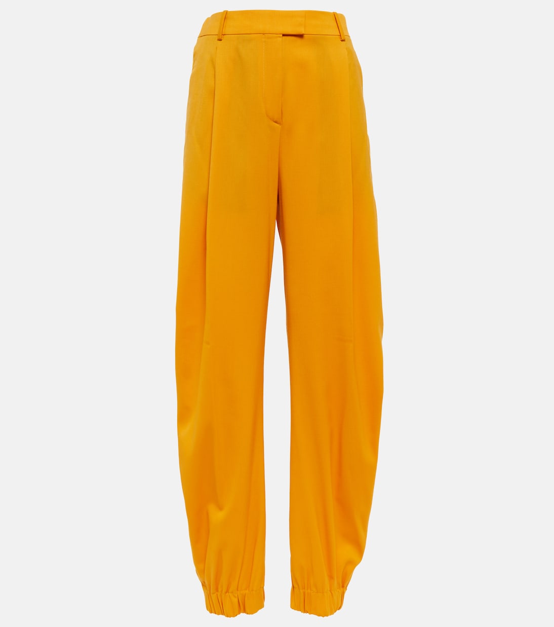 Rey high-rise wool gabardine pants | The Attico
