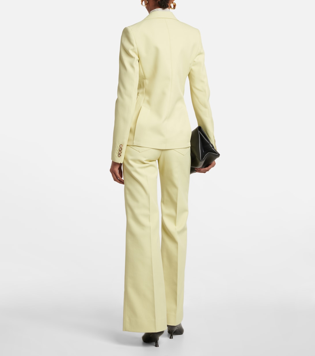 Single-breasted gabardine blazer | Victoria Beckham