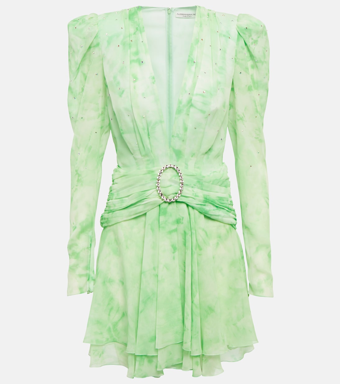 Belted silk minidress | Alessandra Rich