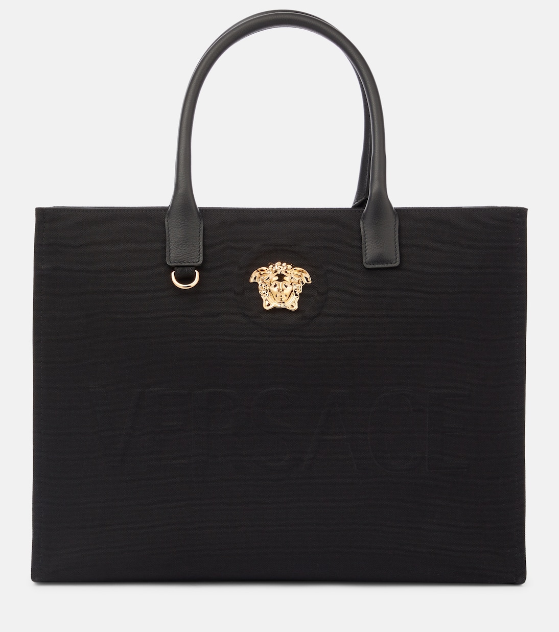 Borsa La Medusa in canvas di cotone | Versace