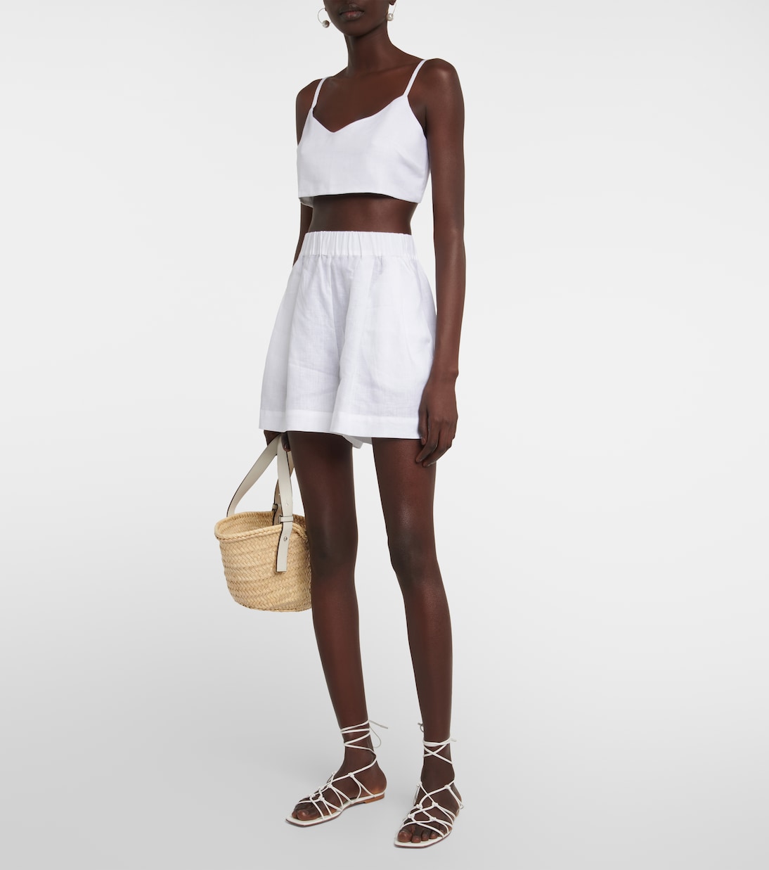 Ezra linen bralette | Asceno