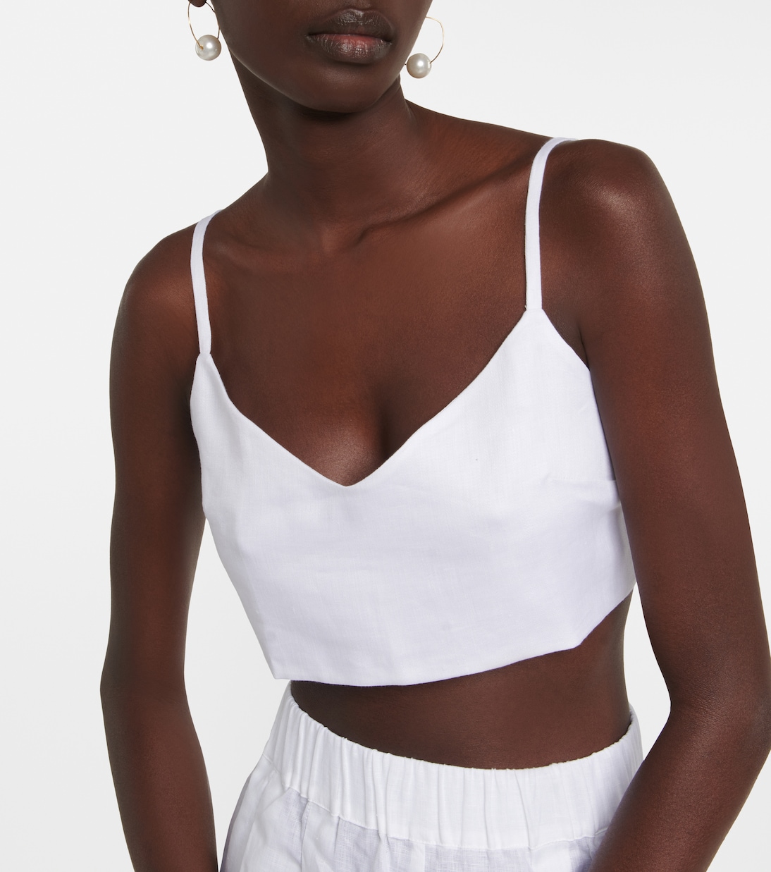 Ezra linen bralette | Asceno