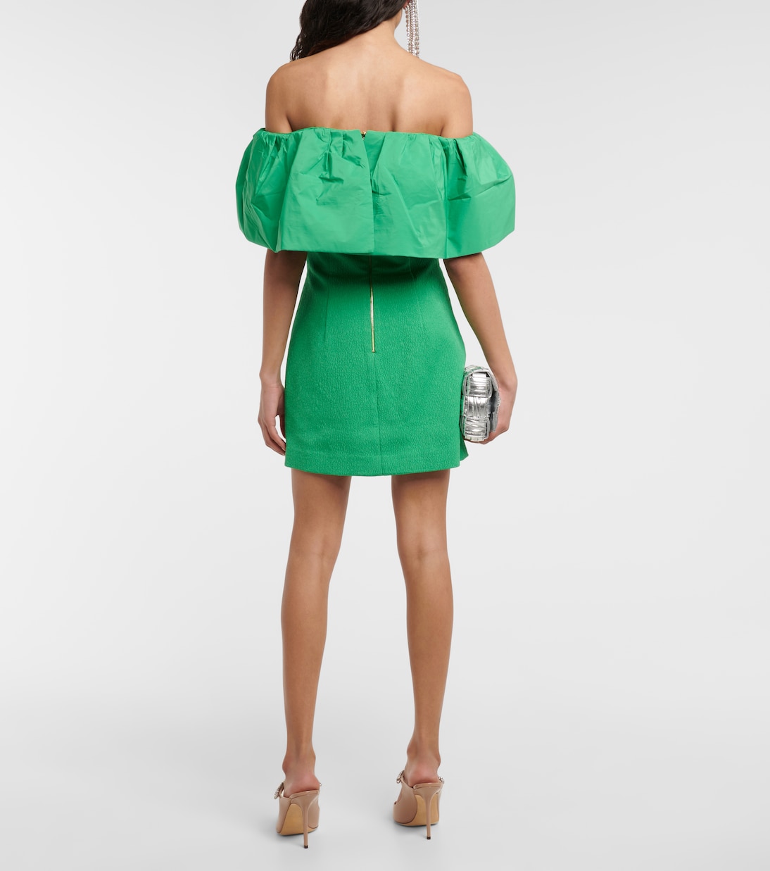 Rumi off-shoulder minidress | Rebecca Vallance