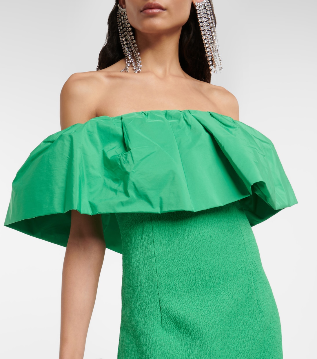Rumi off-shoulder minidress | Rebecca Vallance