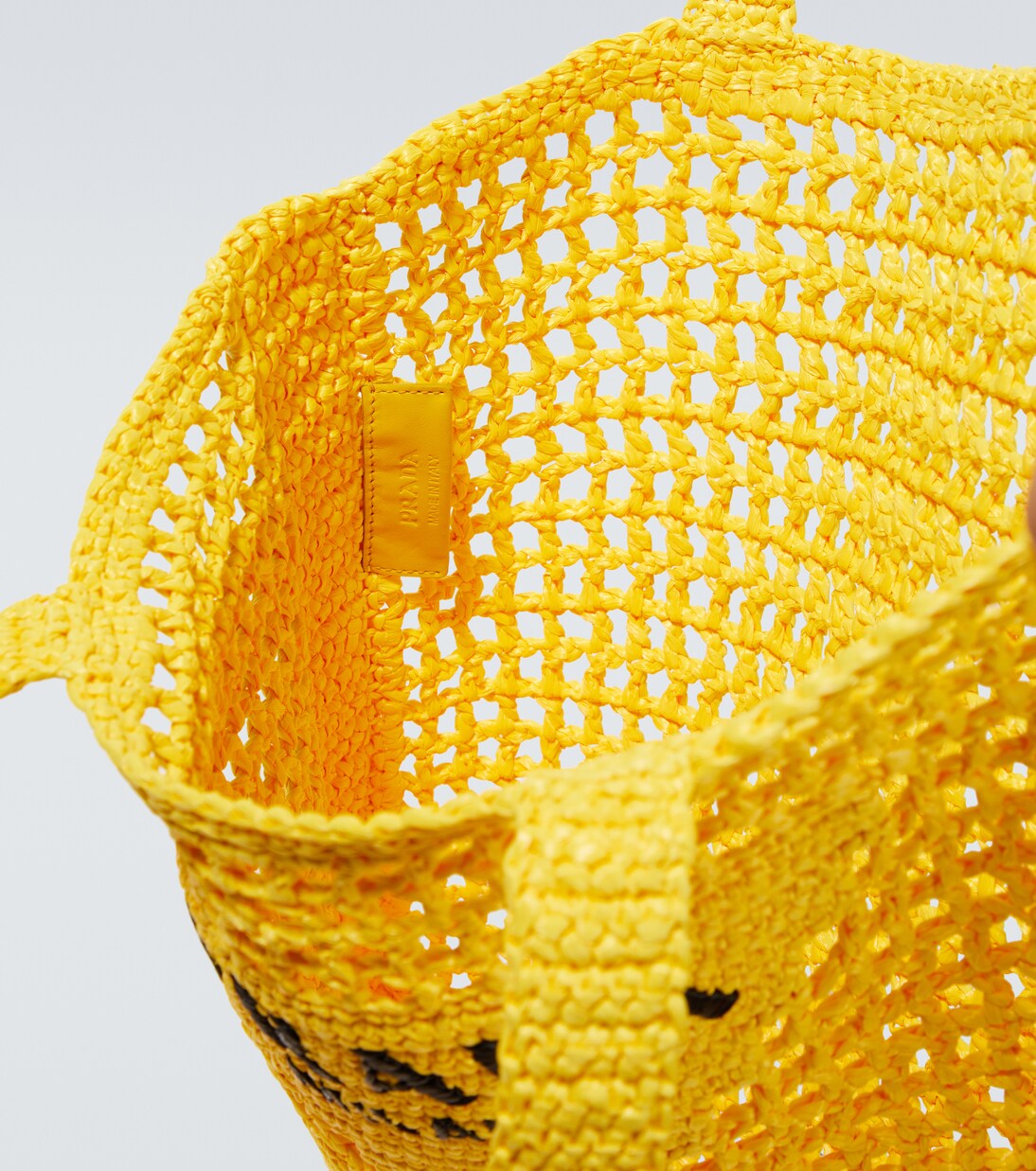 Logo crochet tote bag | Prada