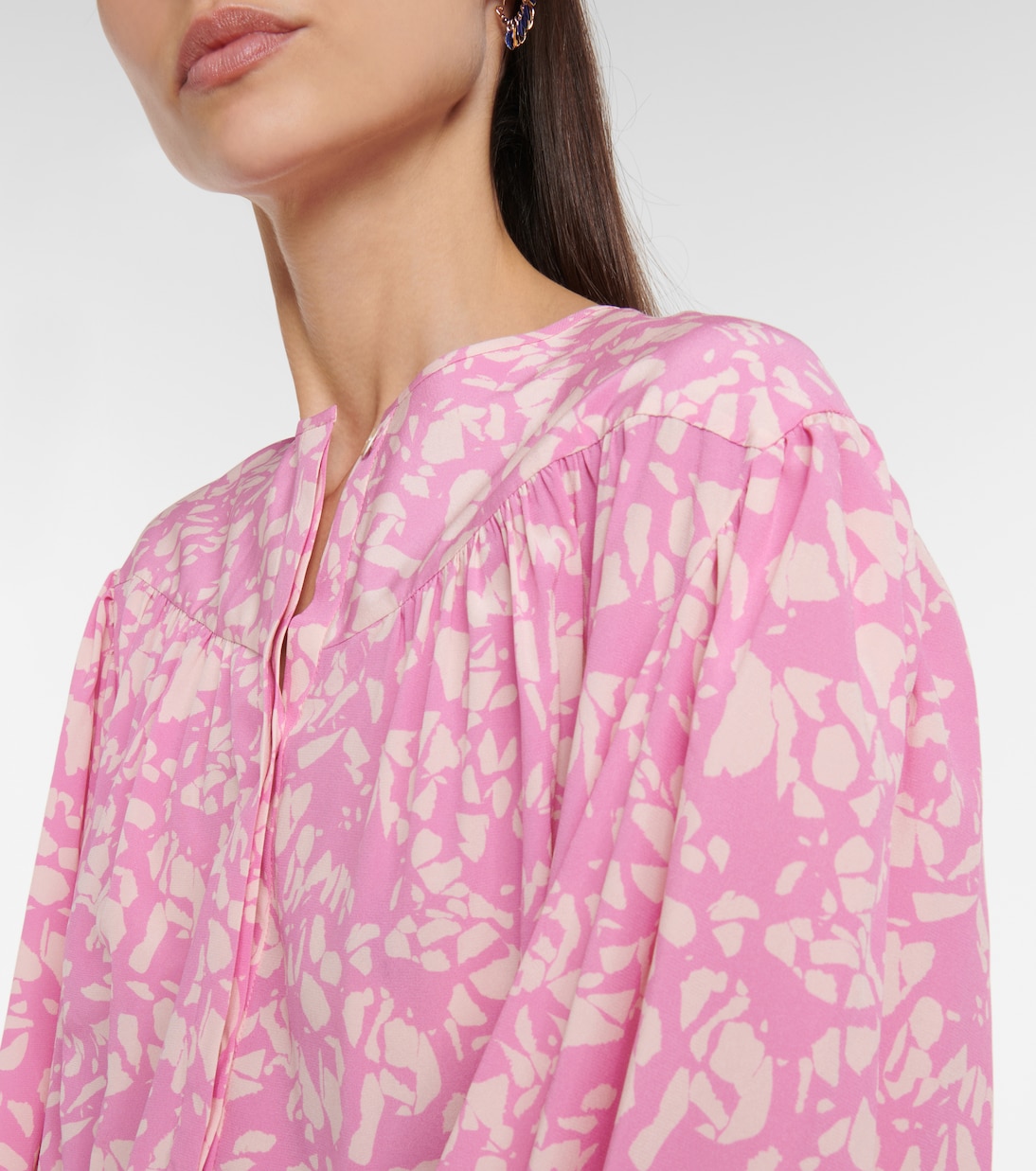 Brunille silk-blend chiffon blouse | Isabel Marant