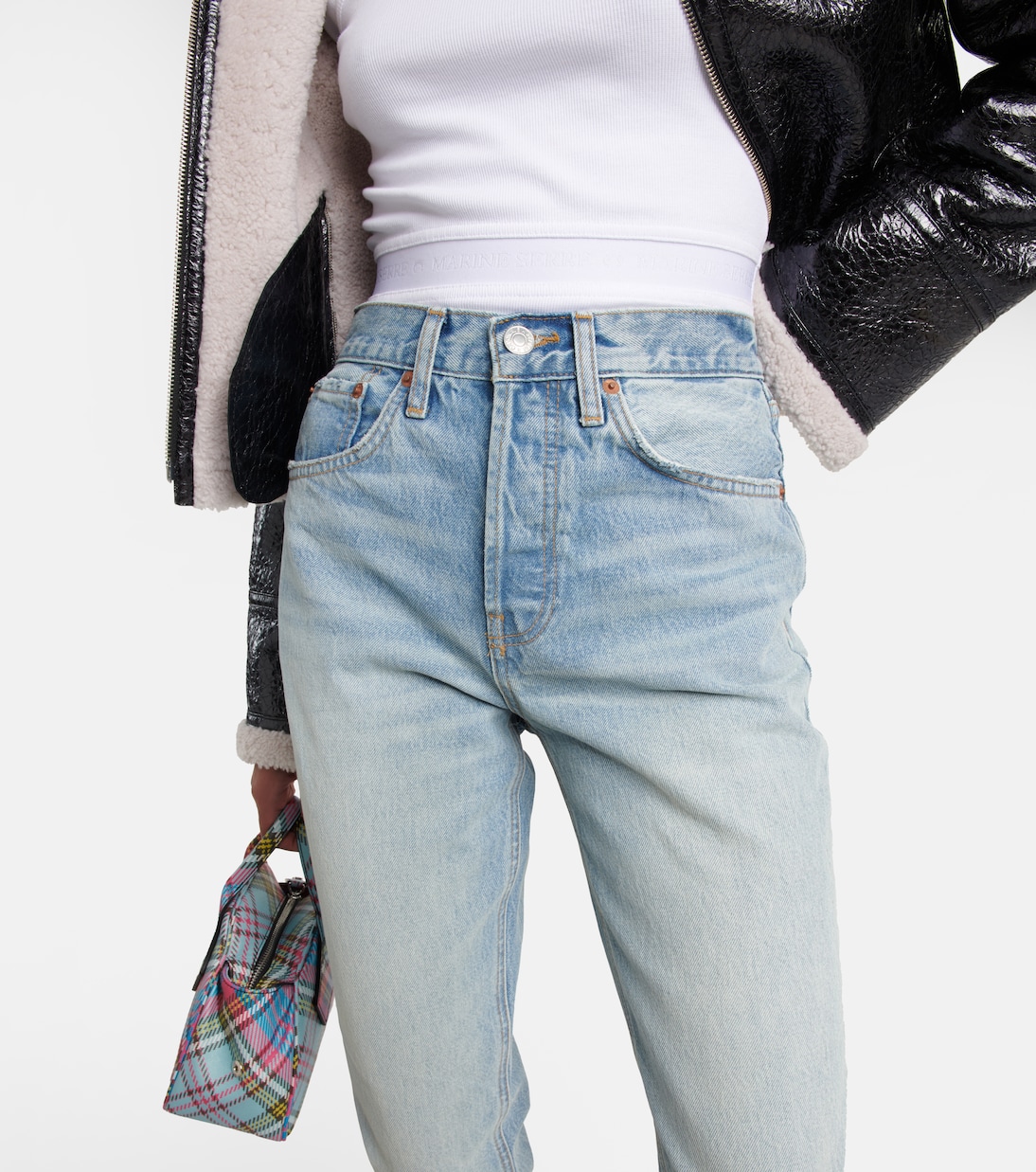 High-rise bootcut jeans | Re/Done