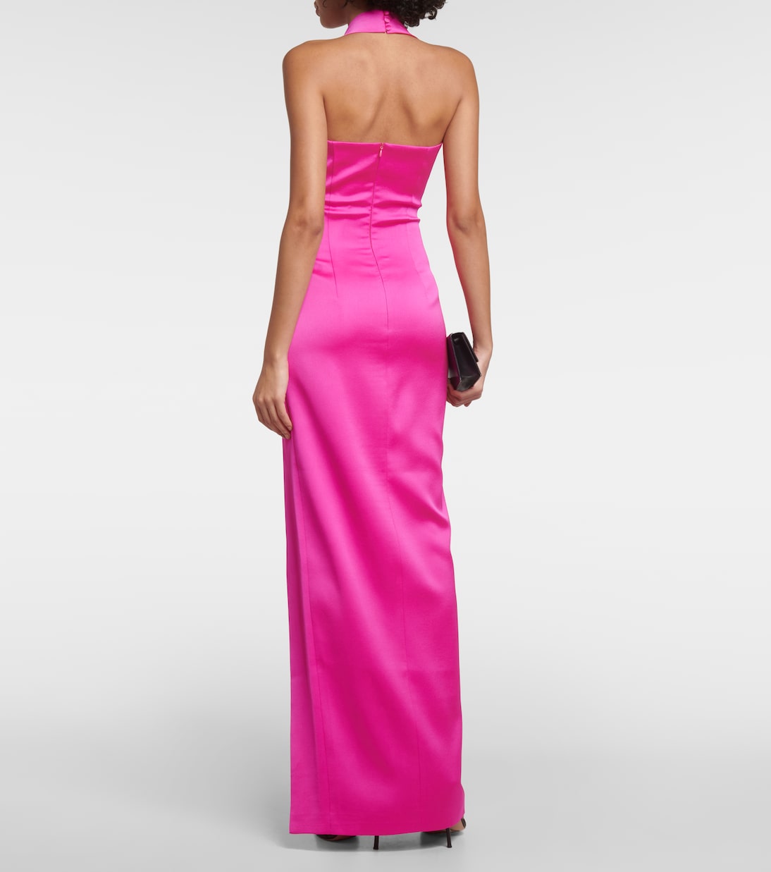 Maxikleid aus Satin | Rasario