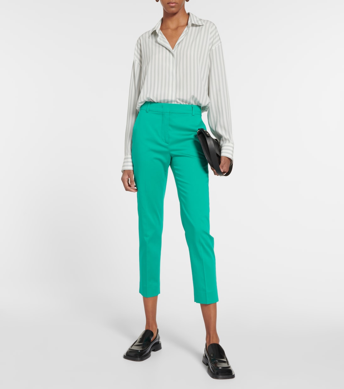 Pantalones ajustados Lince de algodón | Max Mara