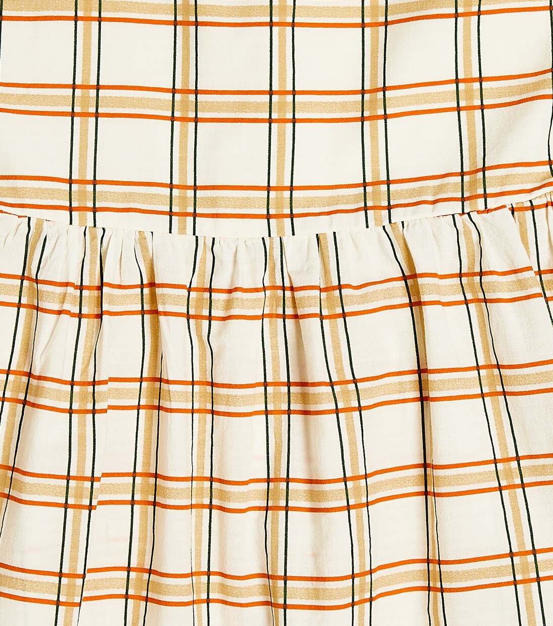Badger checked cotton dress | The Animals Observatory