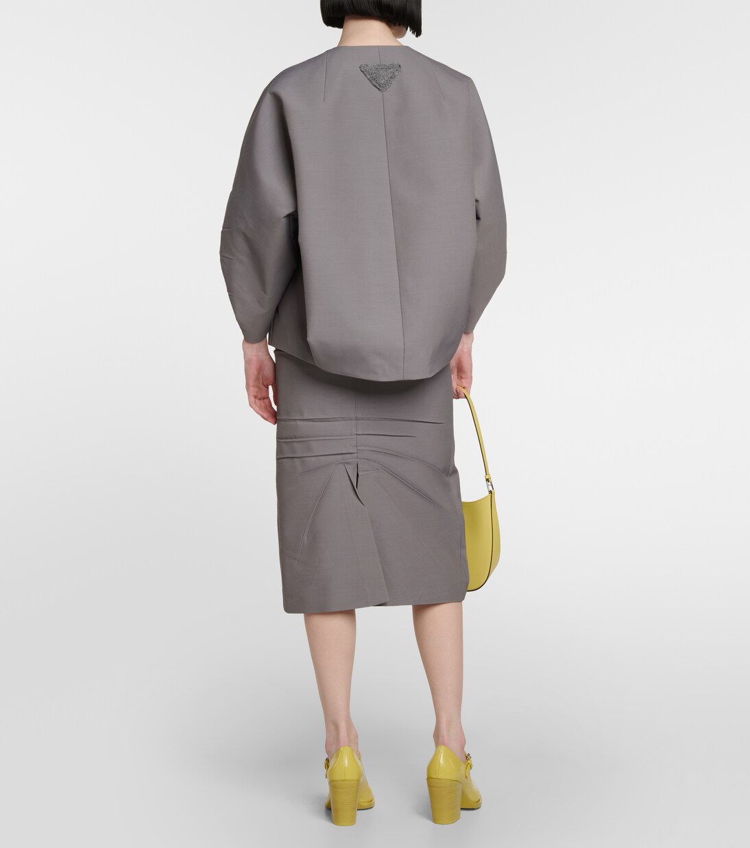 Collarless jacket | Prada