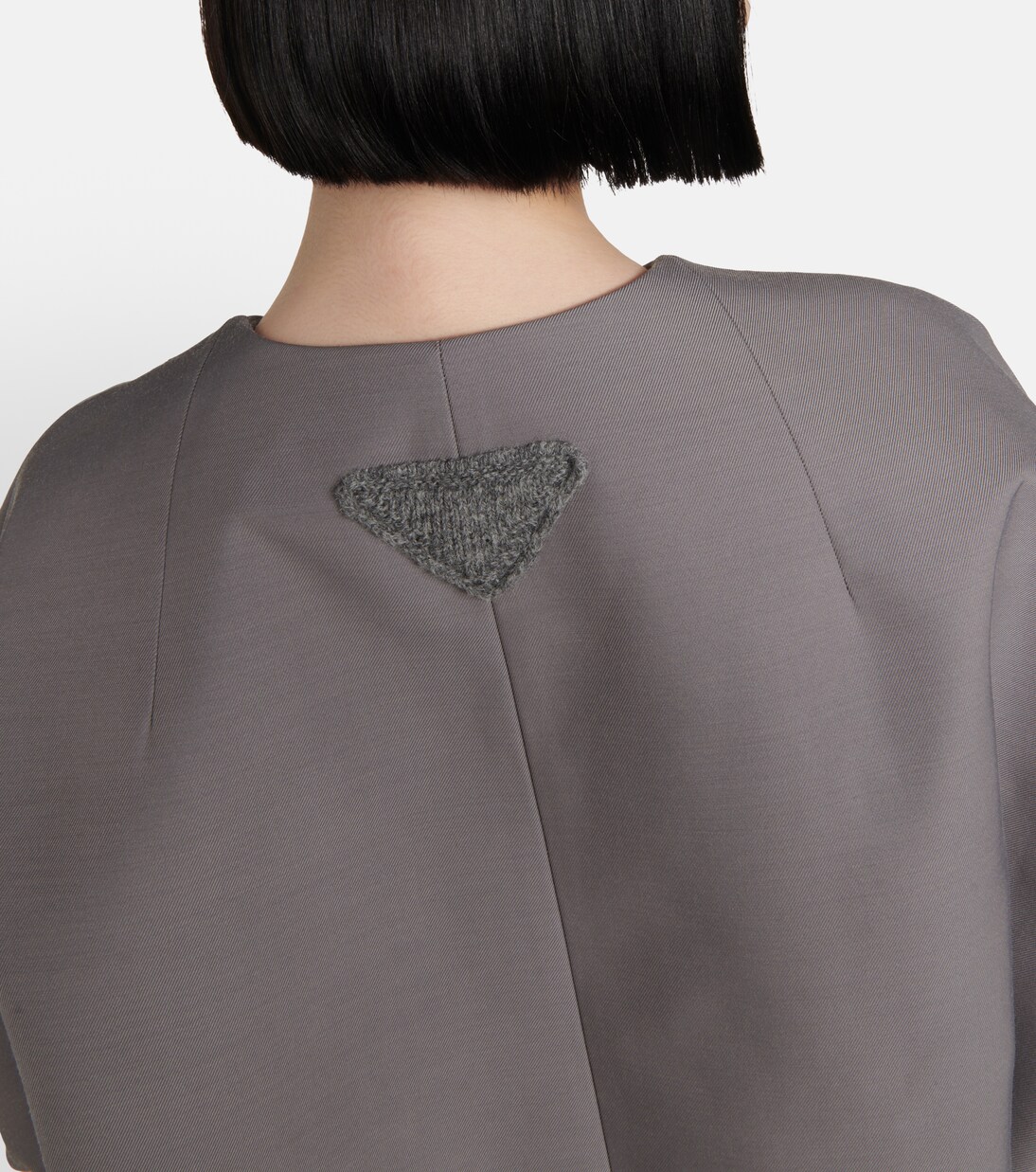 Collarless jacket | Prada