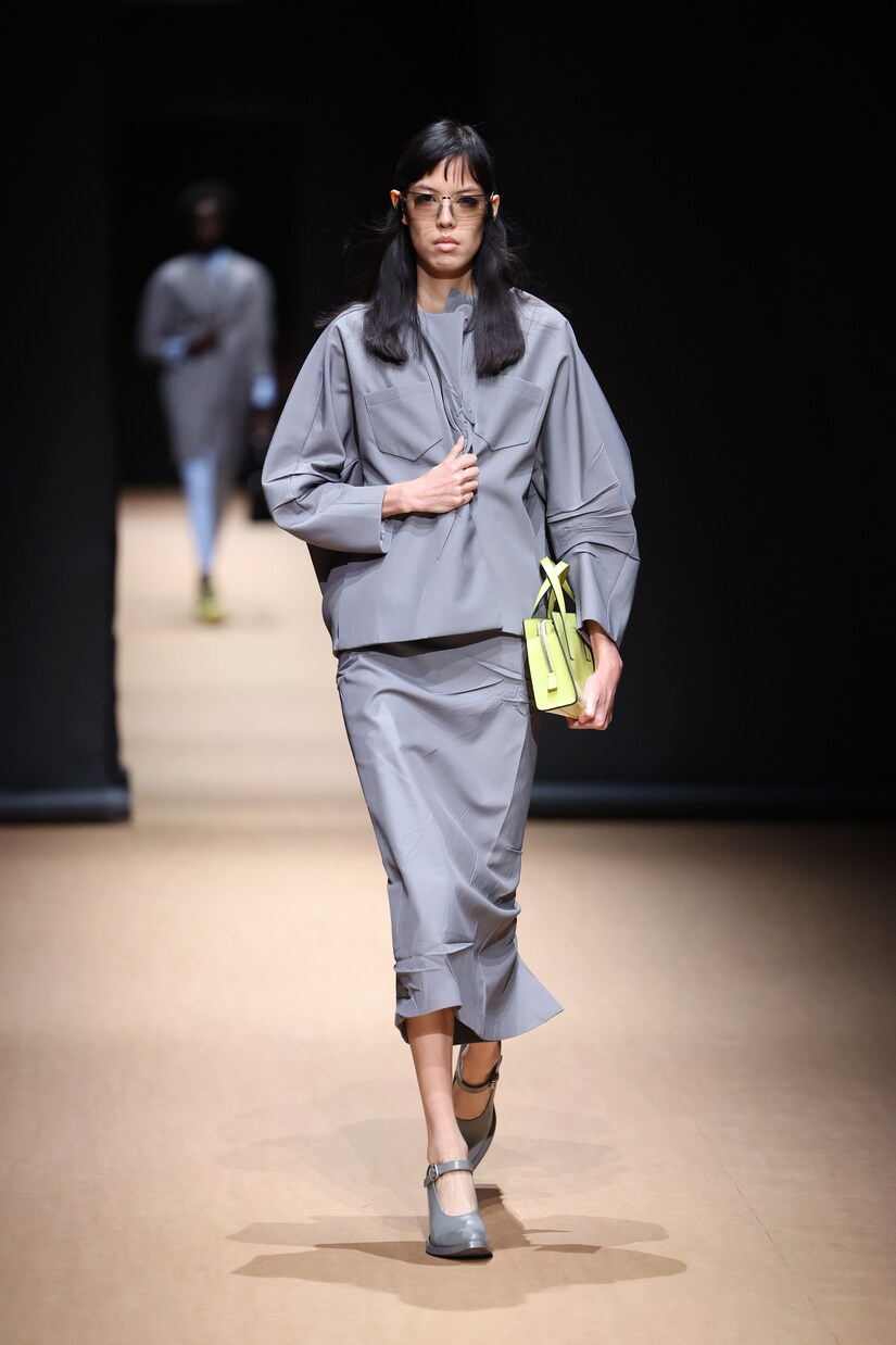 Collarless jacket | Prada