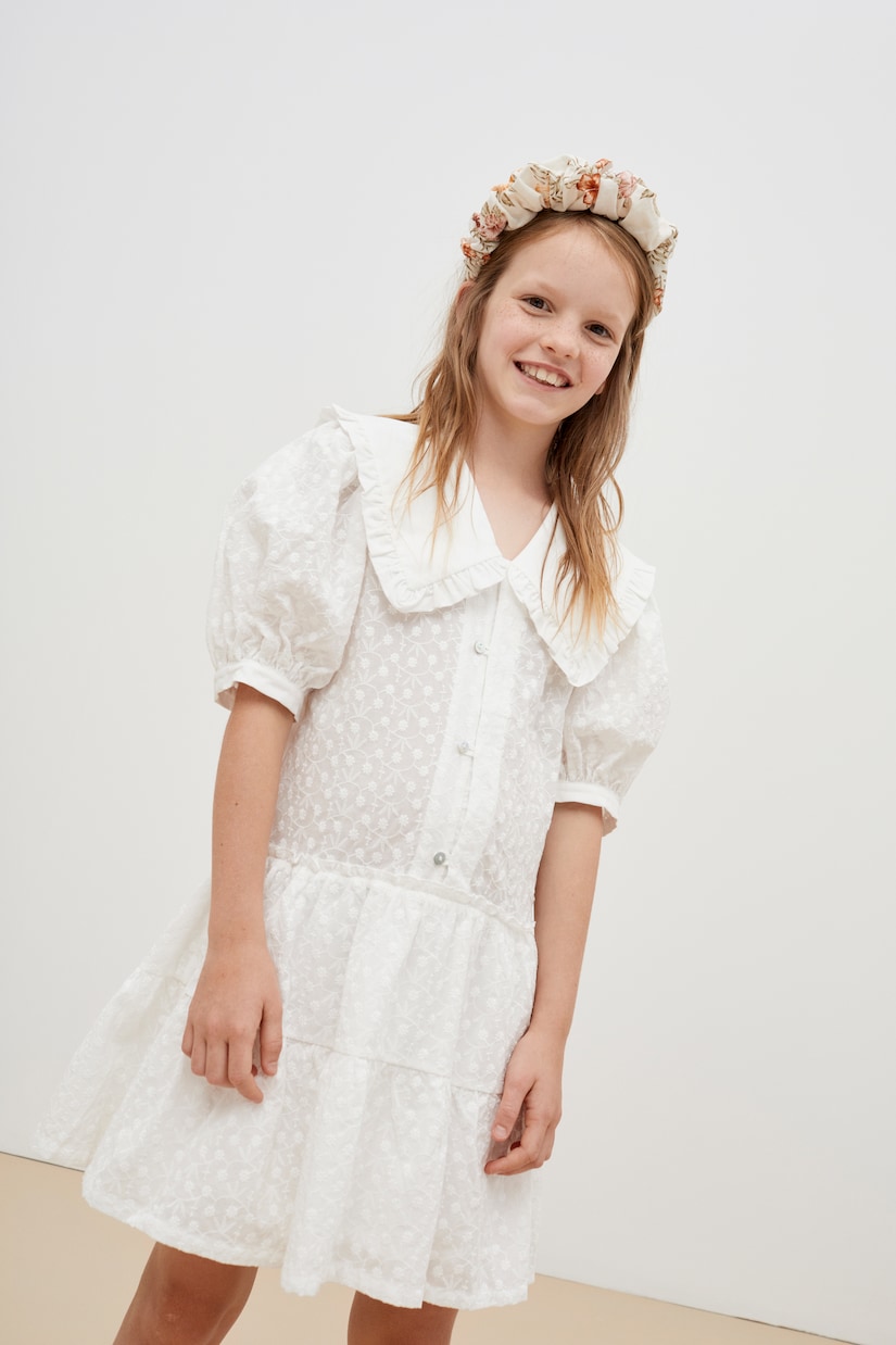 Besticktes Kleid Antonella aus Baumwolle | The New Society