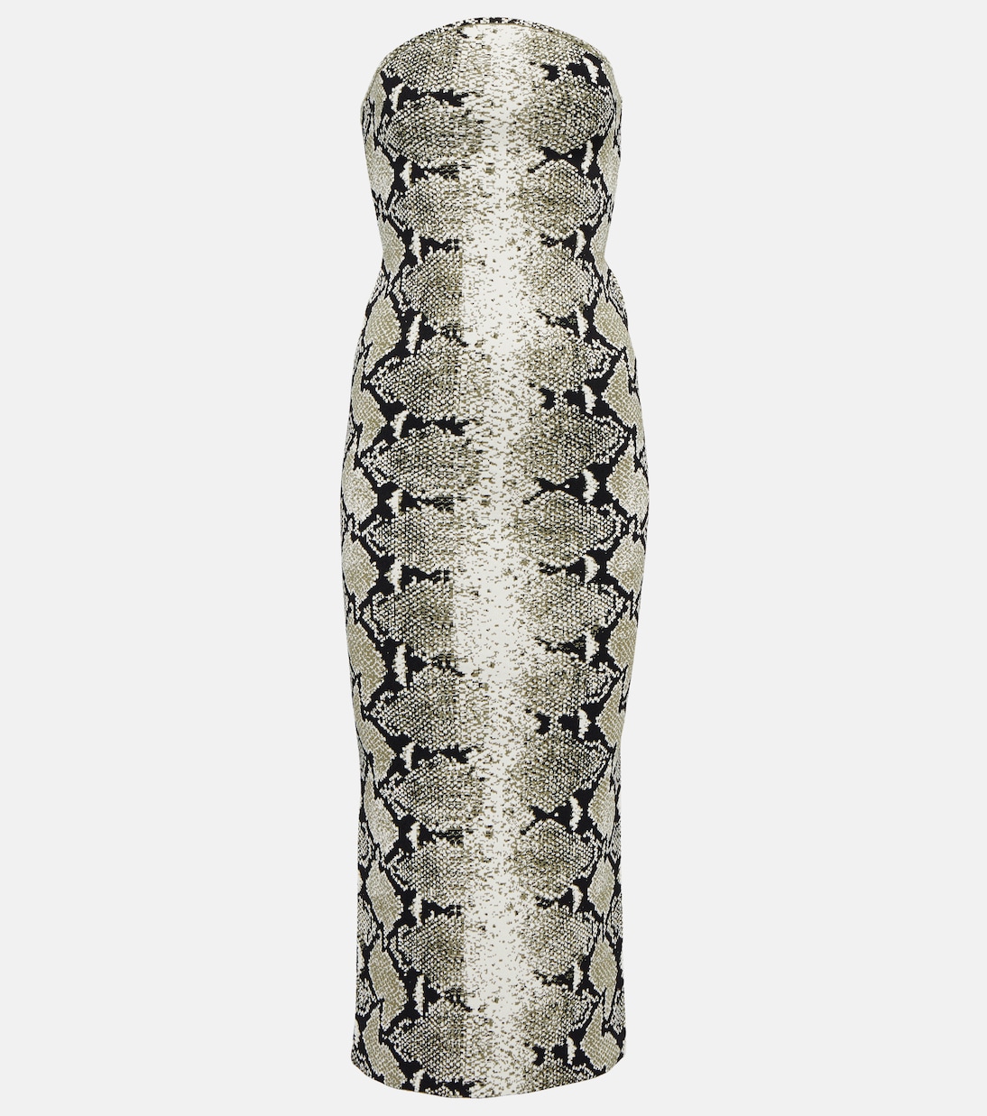 Snakeskin midi dress 2025